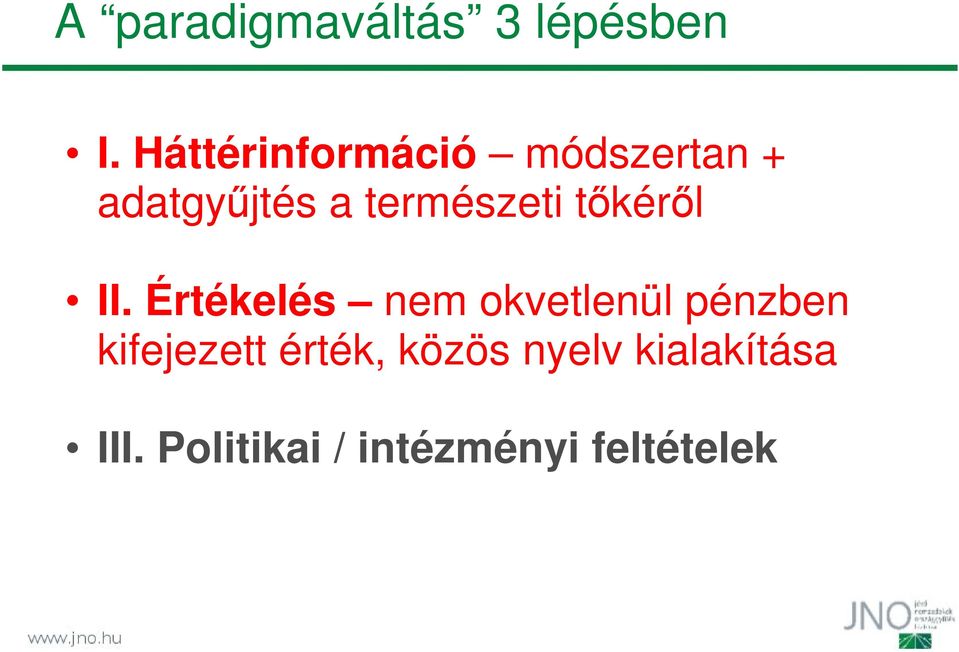 természeti tőkéről II.