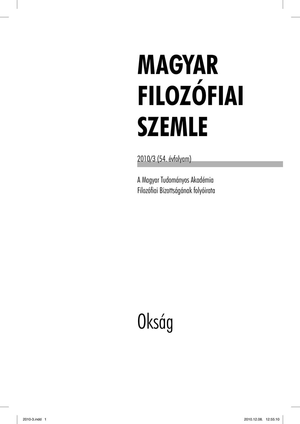 Akadémia Filozófiai Bizottságának