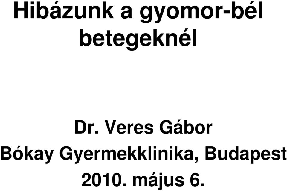 Veres Gábor Bókay