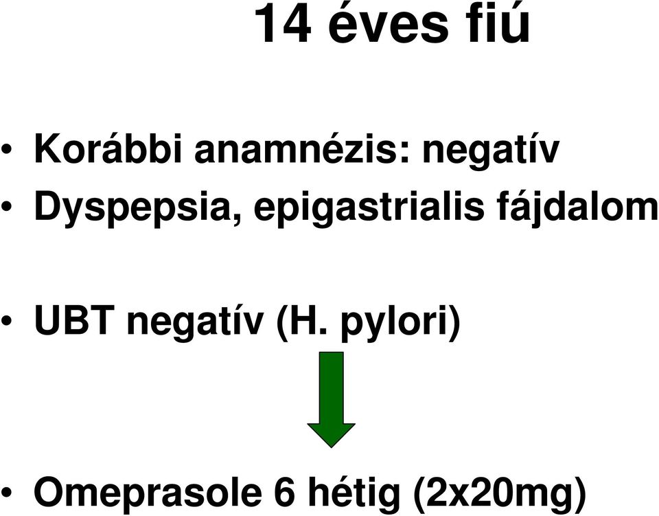 epigastrialis fájdalom UBT