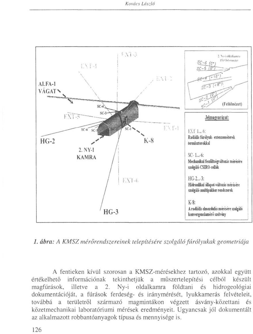 értékelhető információnak tekinthetjük a muszerteiepítési célból készült magfúrások, illetve a 2.