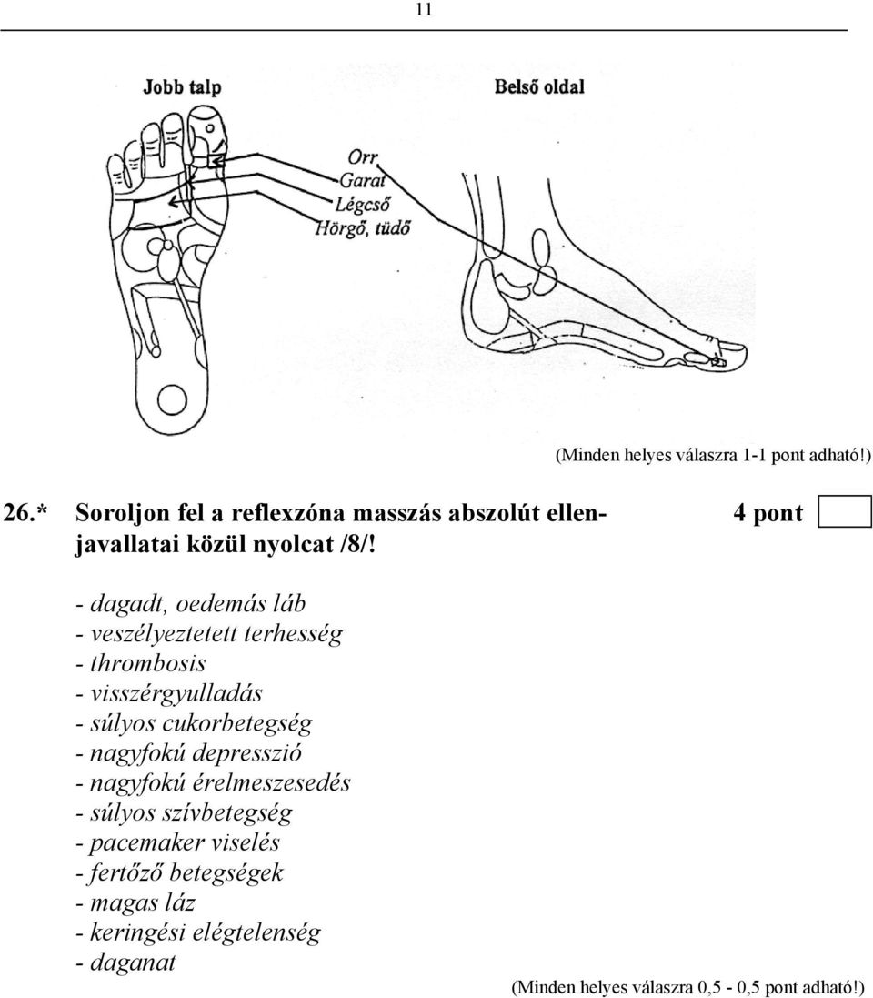 - dagadt, oedemás láb - veszélyeztetett terhesség - thrombosis - visszérgyulladás - súlyos