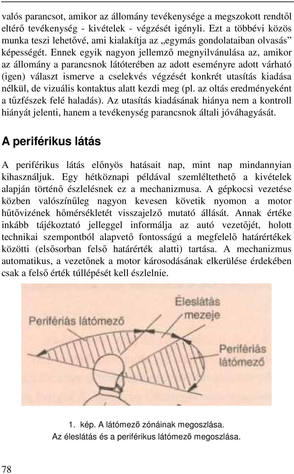 Ennek egyik nagyon jellemző megnyilvánulása az, amikor az állomány a parancsnok látóterében az adott eseményre adott várható (igen) választ ismerve a cselekvés végzését konkrét utasítás kiadása