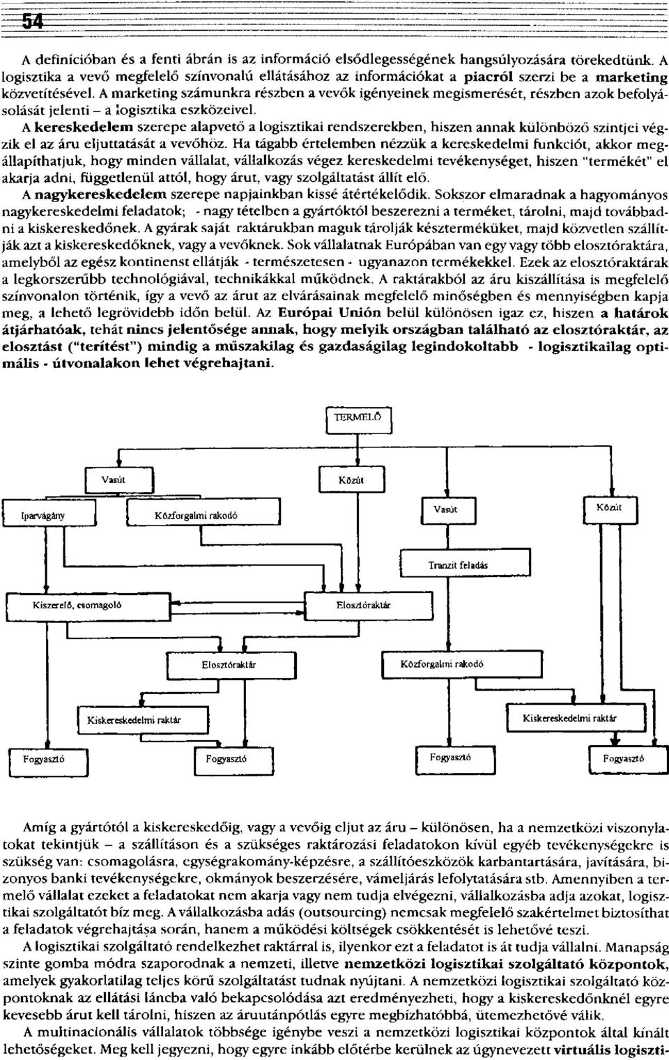 A marketing számunkra részben a vevők igényeinek megismerését, részben azok befolyásolását jelenti - a logisztika eszközeivel.