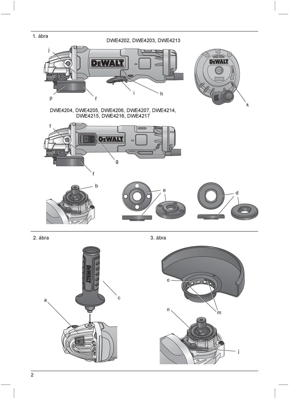 DWE4214, DWE4215, DWE4216, DWE4217 i h