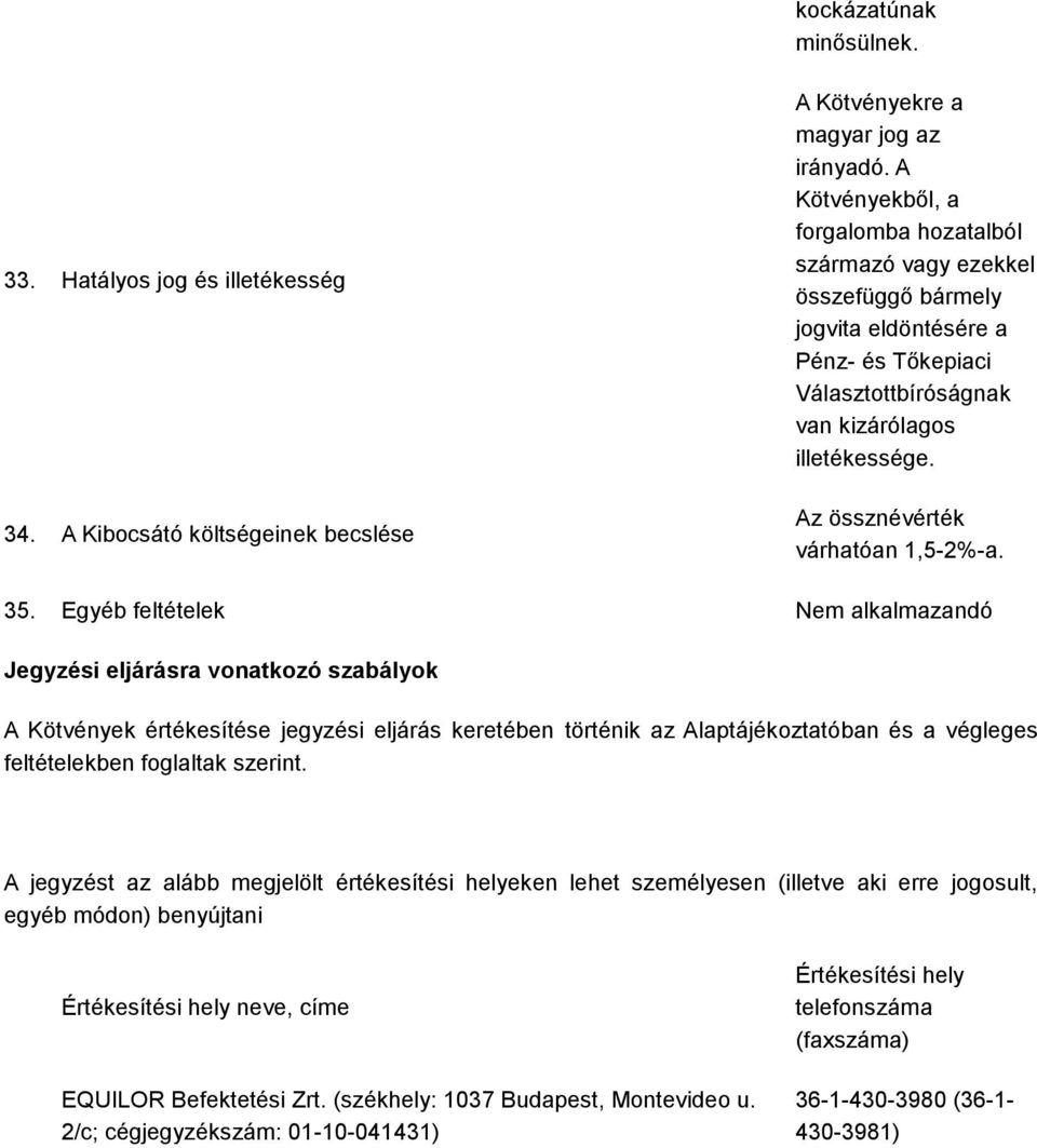 Az össznévérték várhatóan 1,5-2%-a. 35.