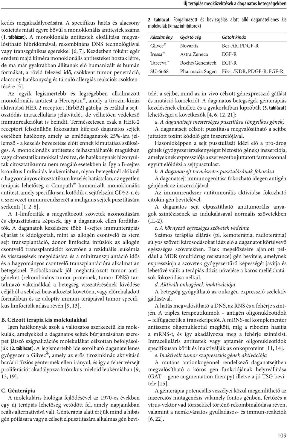 Kezdetben főként egér eredetű majd kiméra monoklonális antitesteket hoztak létre, de ma már gyakrabban állítanak elő humanizált és humán formákat, a rövid felezési idő, csökkent tumor penetráció,