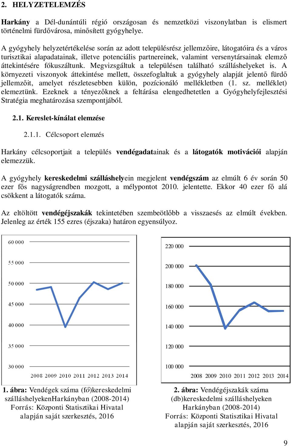 áttekintésére fókuszáltunk. Megvizsgáltuk a településen található szálláshelyeket is.