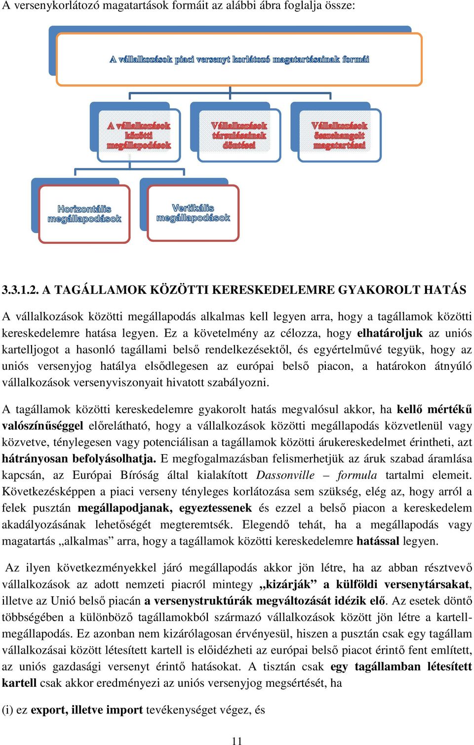 Ez a követelmény az célozza, hogy elhatároljuk az uniós kartelljogot a hasonló tagállami belső rendelkezésektől, és egyértelművé tegyük, hogy az uniós versenyjog hatálya elsődlegesen az európai belső