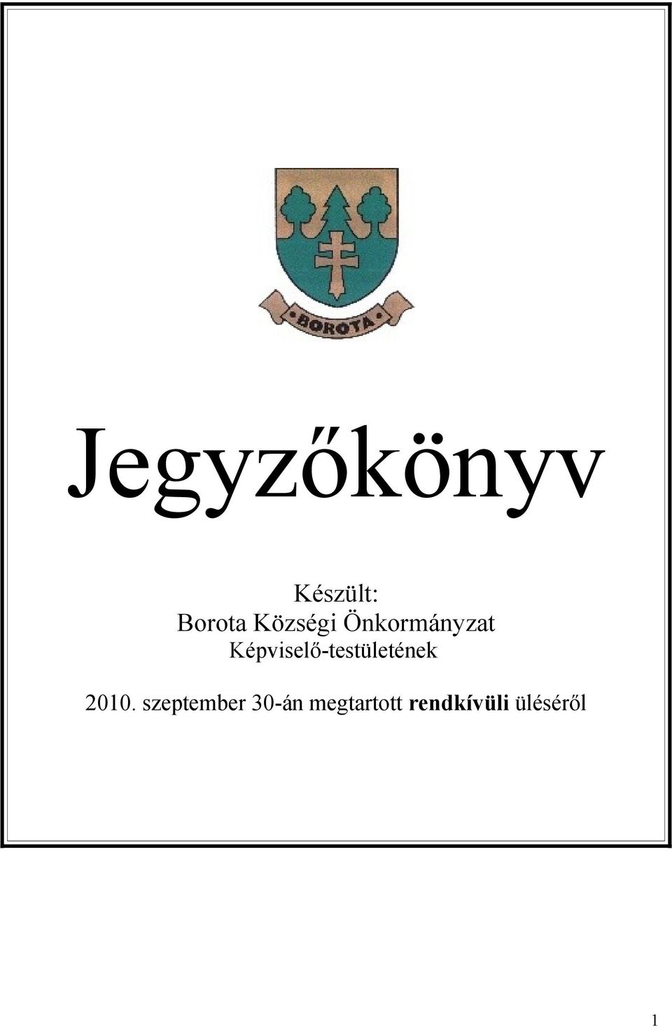 Képviselő-testületének 2010.