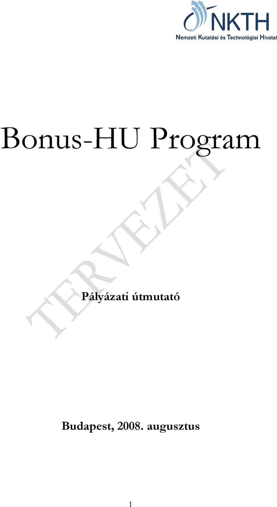 Pályázati