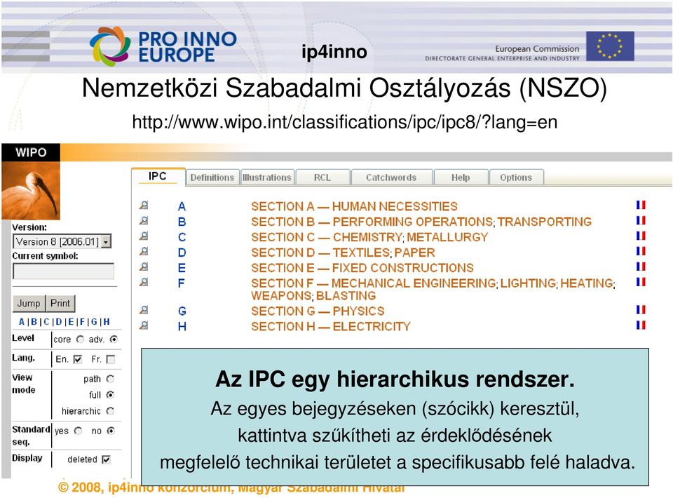 lang=en Az IPC egy hierarchikus rendszer.