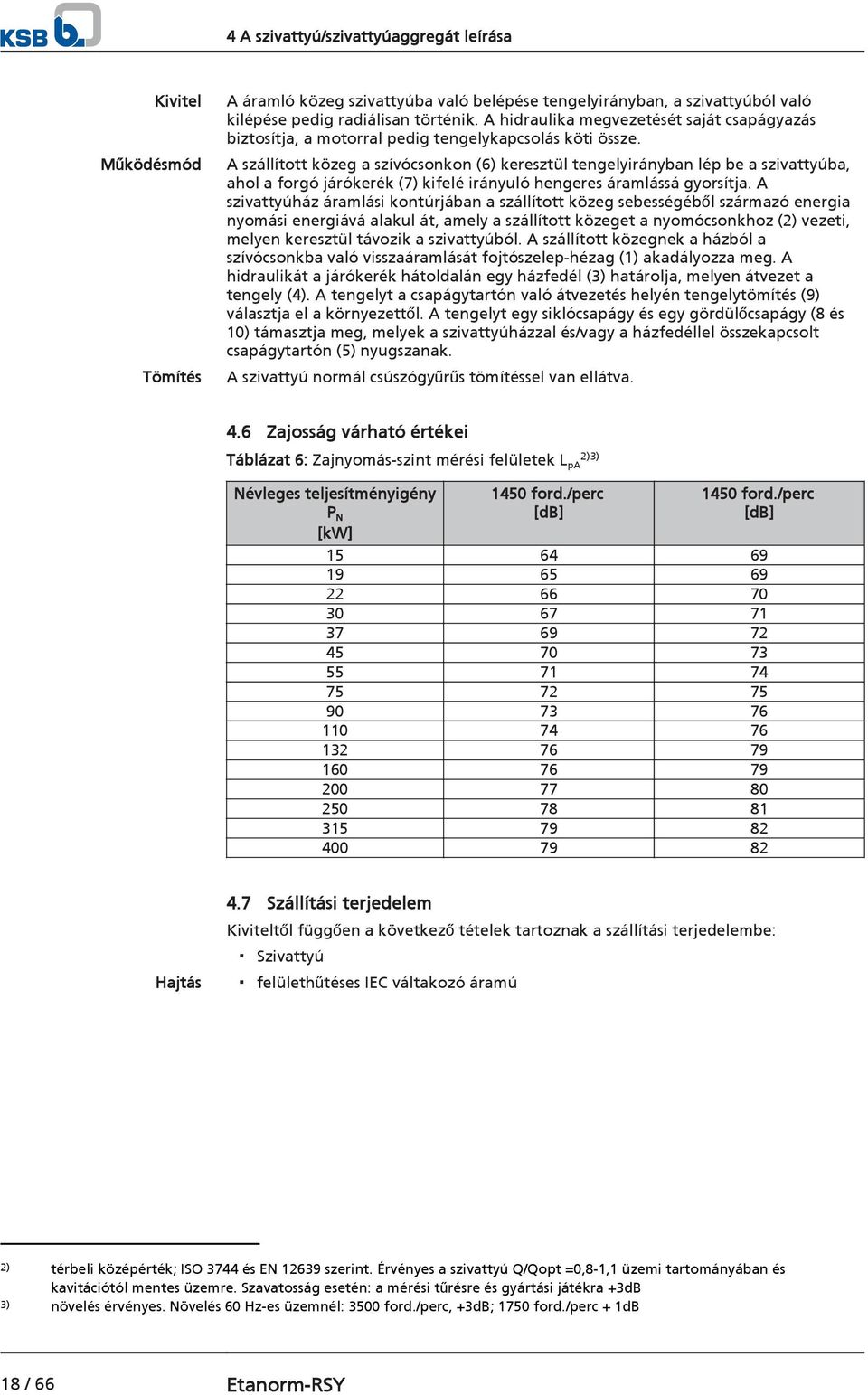 A szállított közeg a szívócsonkon (6) keresztül tengelyirányban lép be a szivattyúba, ahol a forgó járókerék (7) kifelé irányuló hengeres áramlássá gyorsítja.