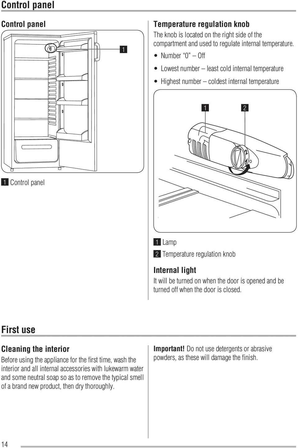 turned on when the door is opened and be turned off when the door is closed.