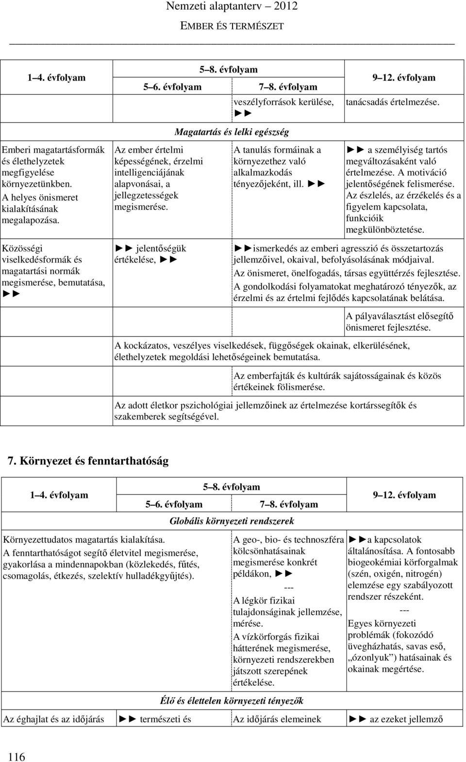 a személyiség tartós megváltozásaként való értelmezése. A motiváció jelentőségének felismerése. Az észlelés, az érzékelés és a figyelem kapcsolata, funkcióik megkülönböztetése.