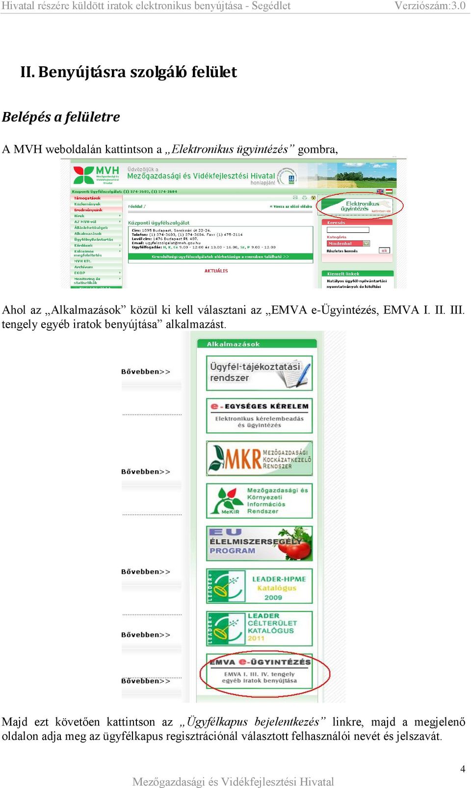 tengely egyéb iratok benyújtása alkalmazást.