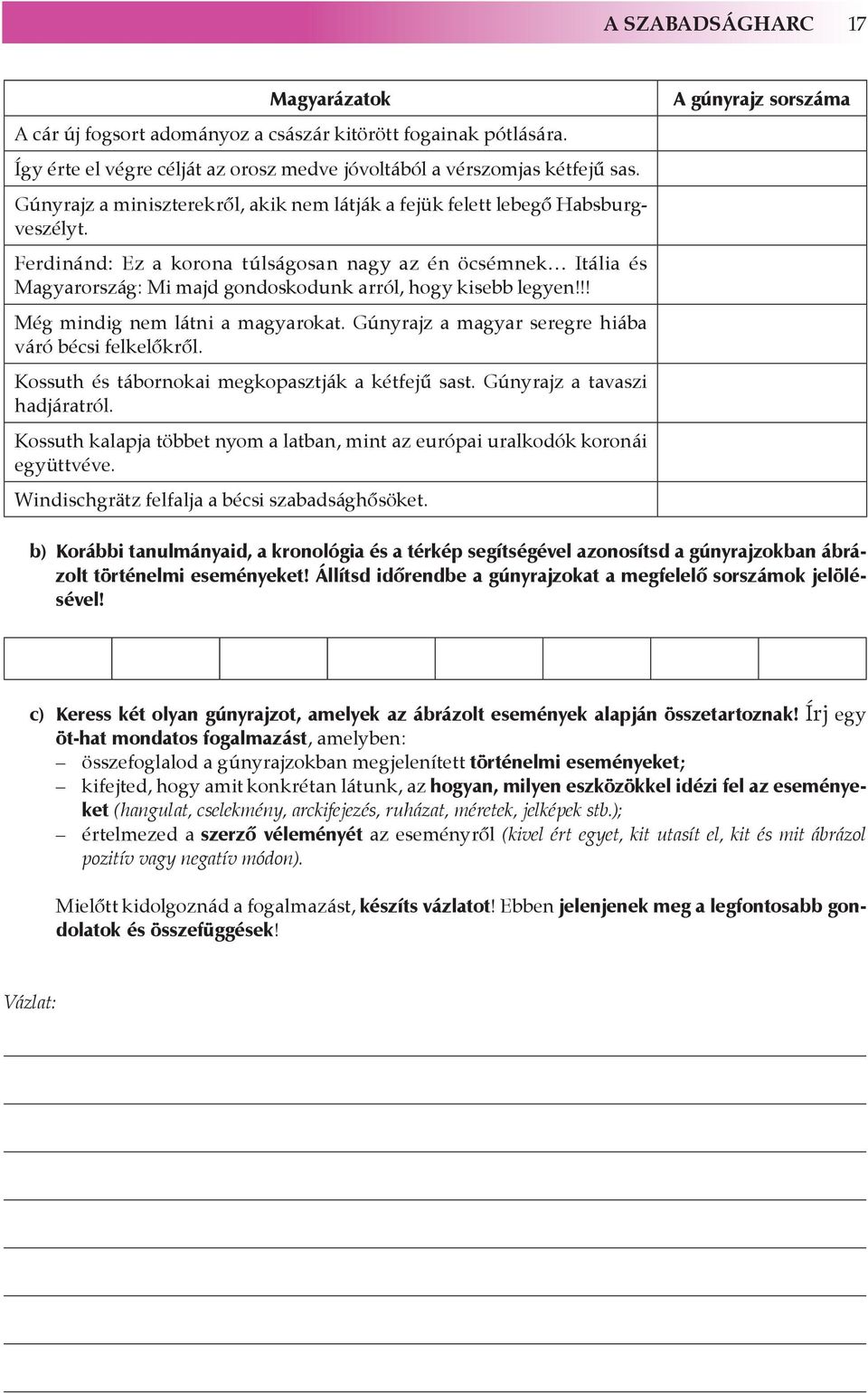 Ferdinánd: Ez a korona túlságosan nagy az én öcsémnek Itália és Magyarország: Mi majd gondoskodunk arról, hogy kisebb legyen!!! Még mindig nem látni a magyarokat.