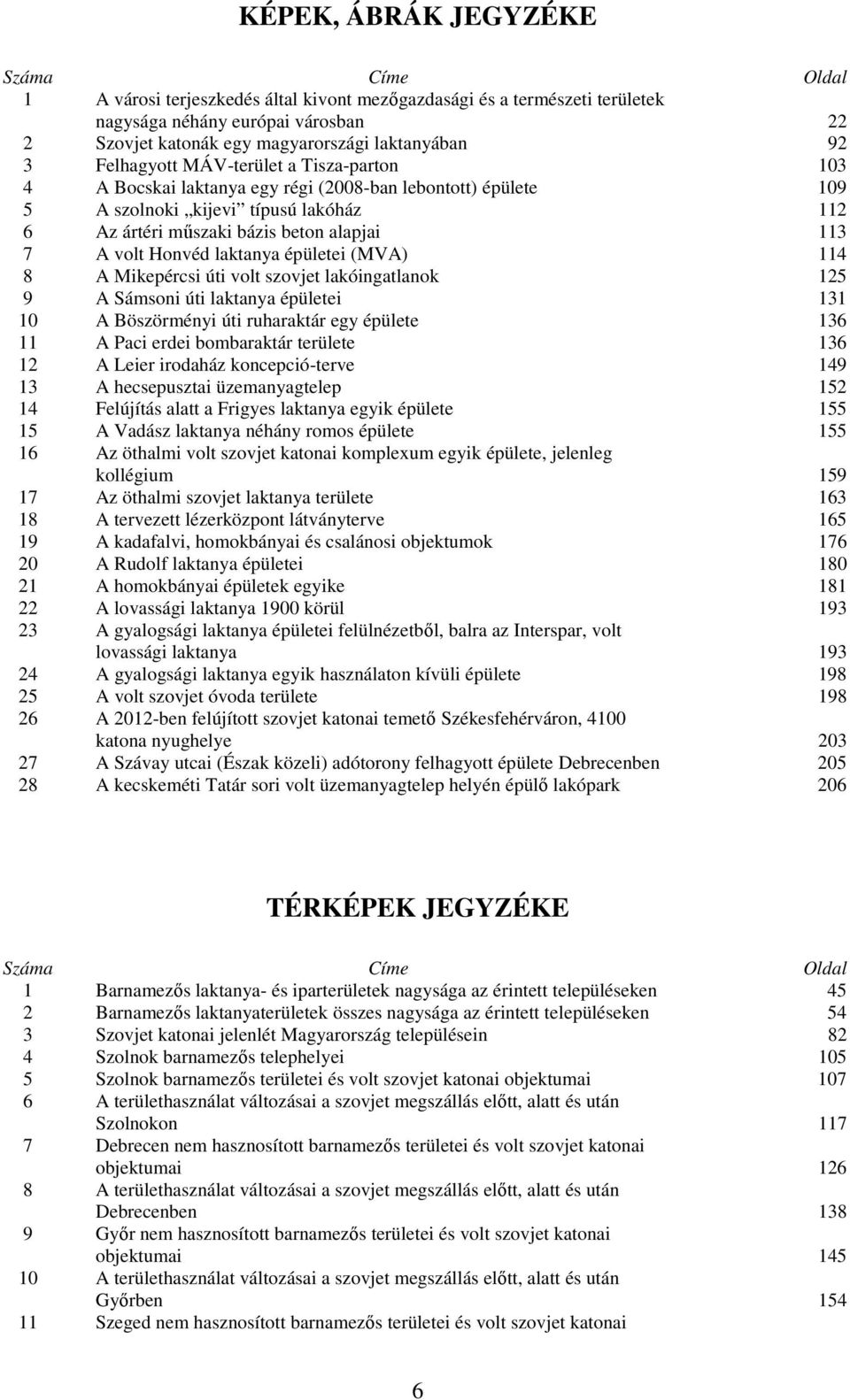 volt Honvéd laktanya épületei (MVA) 114 8 A Mikepércsi úti volt szovjet lakóingatlanok 125 9 A Sámsoni úti laktanya épületei 131 10 A Böszörményi úti ruharaktár egy épülete 136 11 A Paci erdei