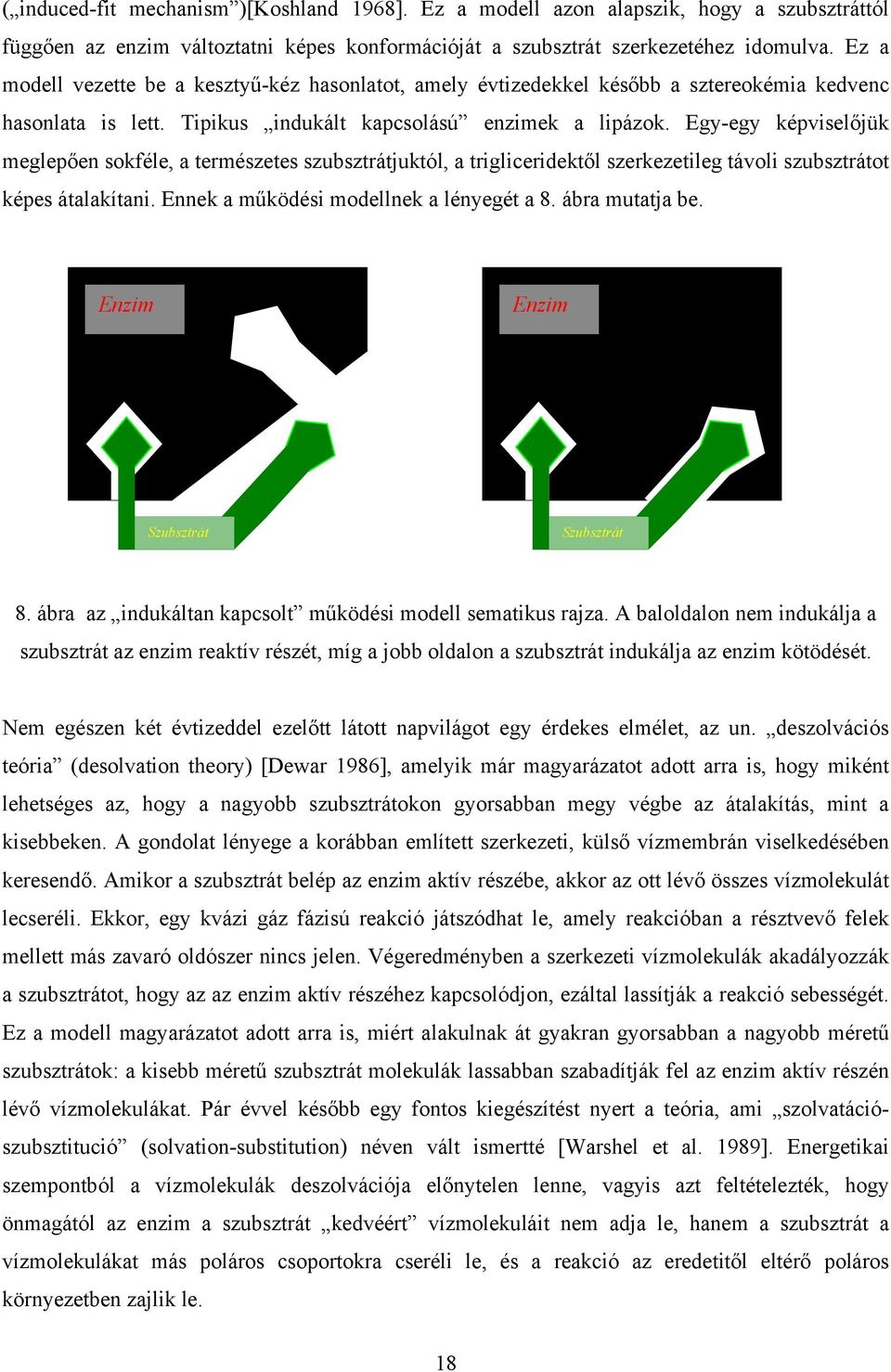 Egy-egy képviselőjük meglepően sokféle, a természetes szubsztrátjuktól, a trigliceridektől szerkezetileg távoli szubsztrátot képes átalakítani. Ennek a működési modellnek a lényegét a 8.