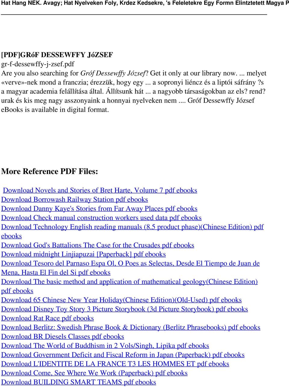 .. Gróf Dessewffy József ebooks is available in digital format.