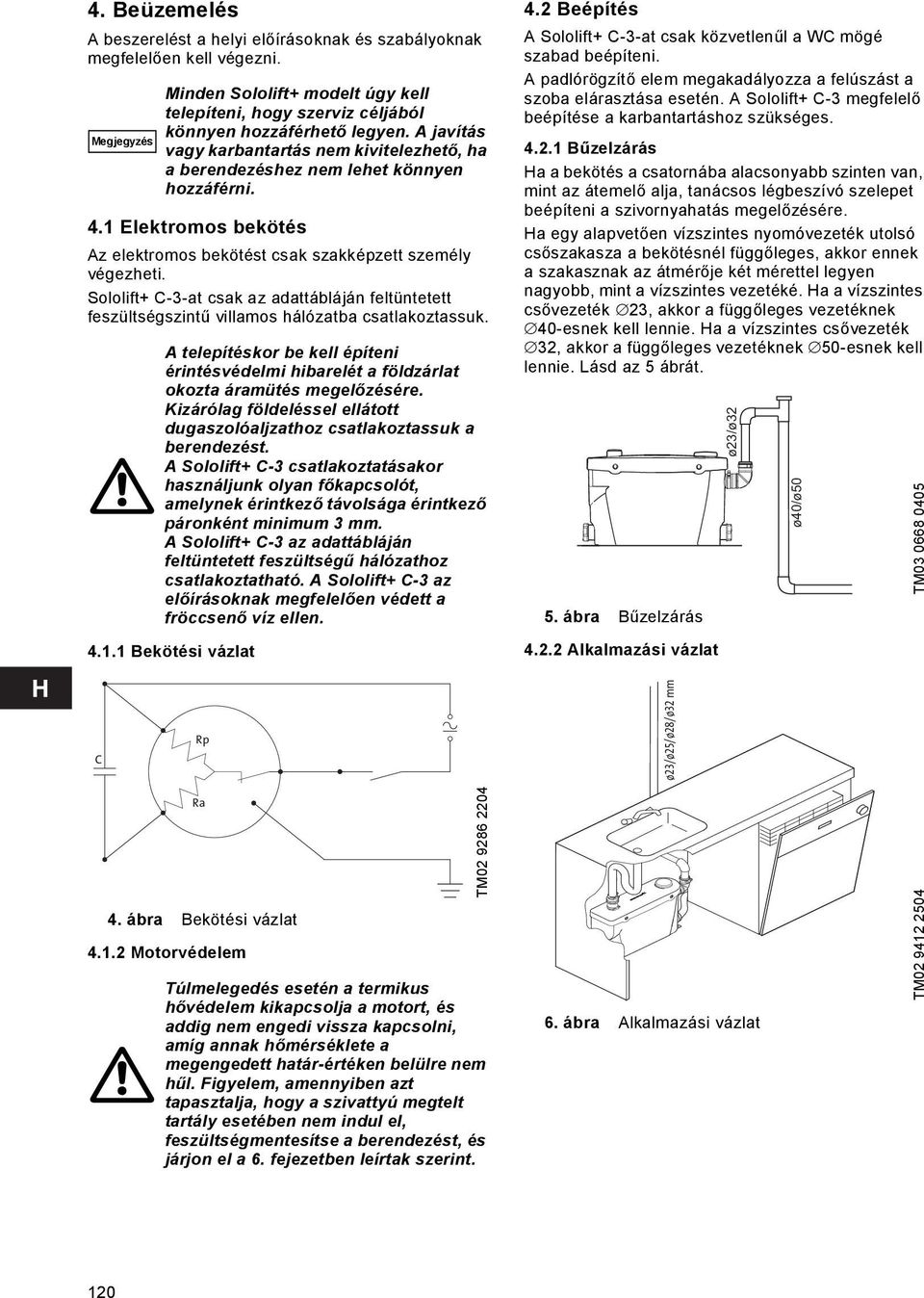 Sololift+ C-3-at csak az adattábláján feltüntetett feszültségszintű villamos hálózatba csatlakoztassuk.