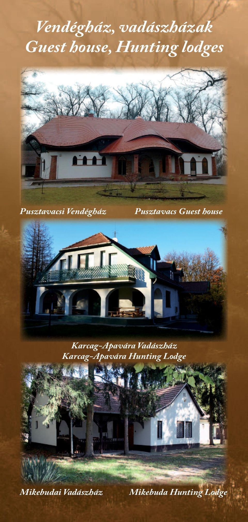 house Karcag-Apavára Vadászház Karcag-Apavára