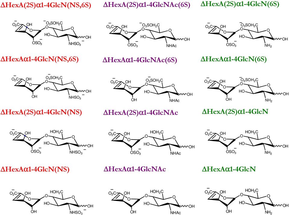 2 C NAc 2 C 3 S 2 C N 2 exa(2s)α14glcn(ns) exa(2s)α14glcnac exa(2s)α14glcn 2 C 2 C 2 C 2 C 2 C 2 C