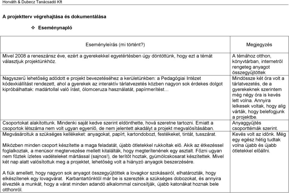 Nagyszerű lehetőség adódott e projekt bevezetéséhez a kerületünkben: a Pedagógiai Intézet kódexkiállítást rendezett, ahol a gyerekek az interaktív tárlatvezetés közben nagyon sok érdekes dolgot