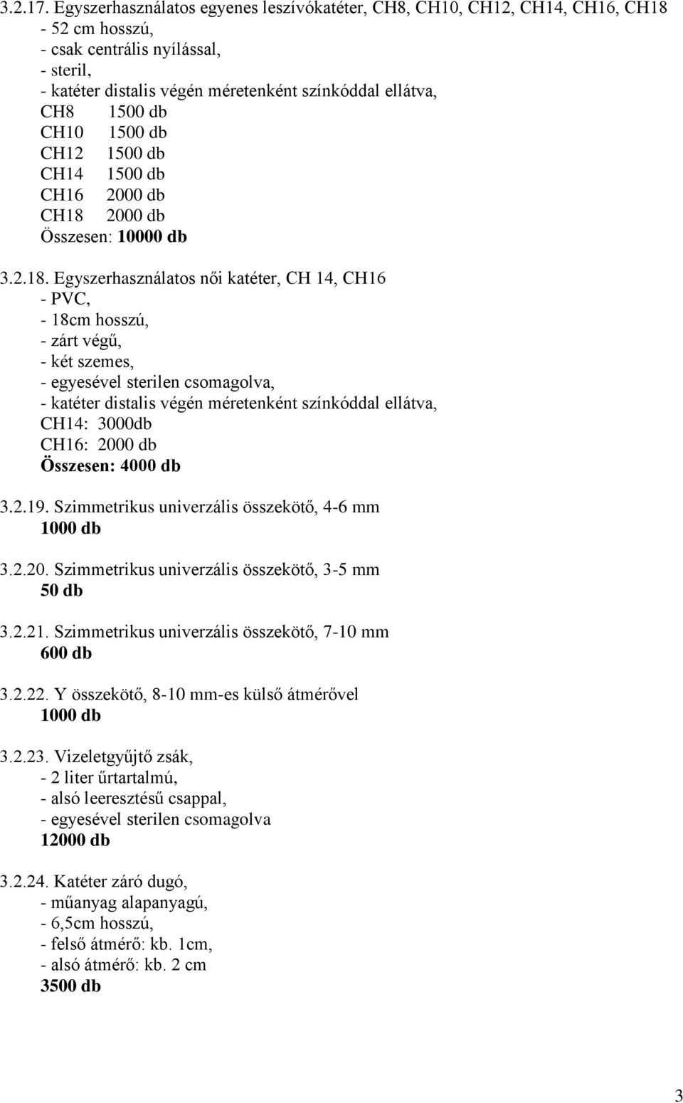 db CH12 1500 db CH14 1500 db CH16 2000 db CH18 