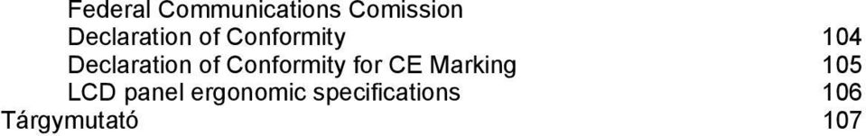 Declaration of Conformity for CE Marking