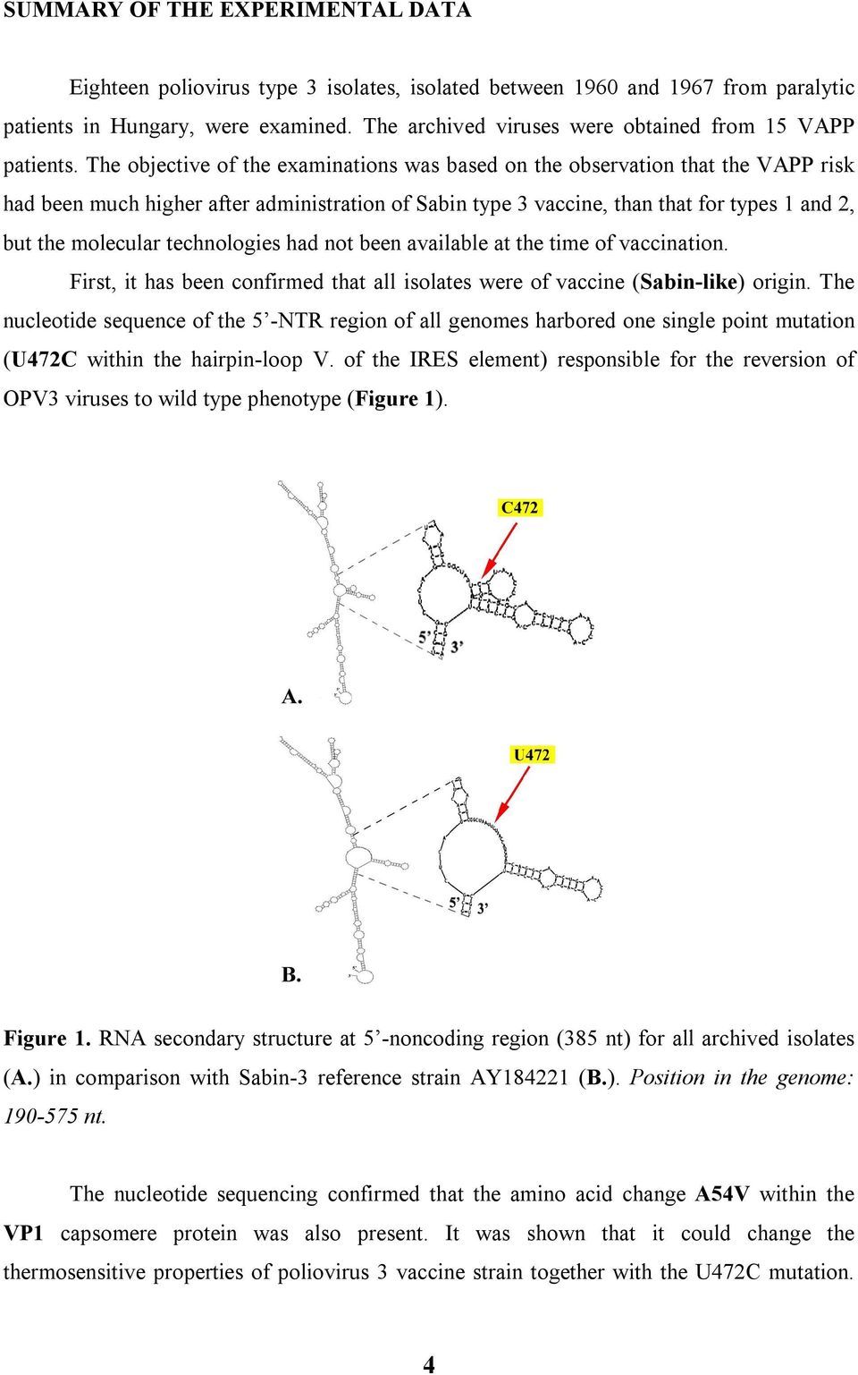 The objective of the examinations was based on the observation that the VAPP risk had been much higher after administration of Sabin type 3 vaccine, than that for types 1 and 2, but the molecular