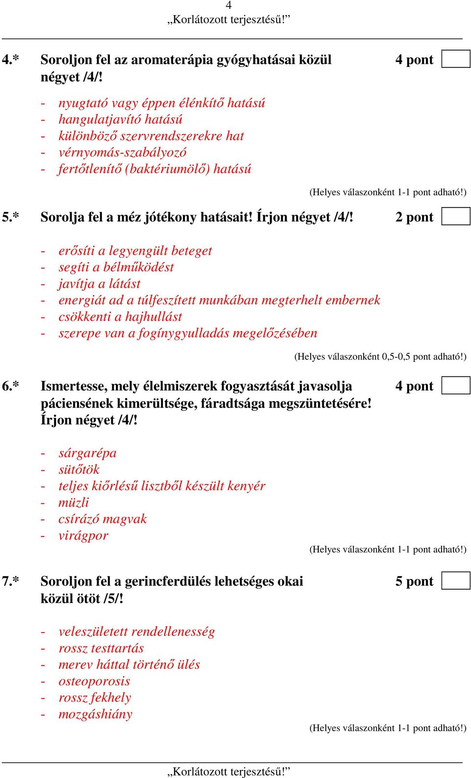 Írjon négyet /4/!