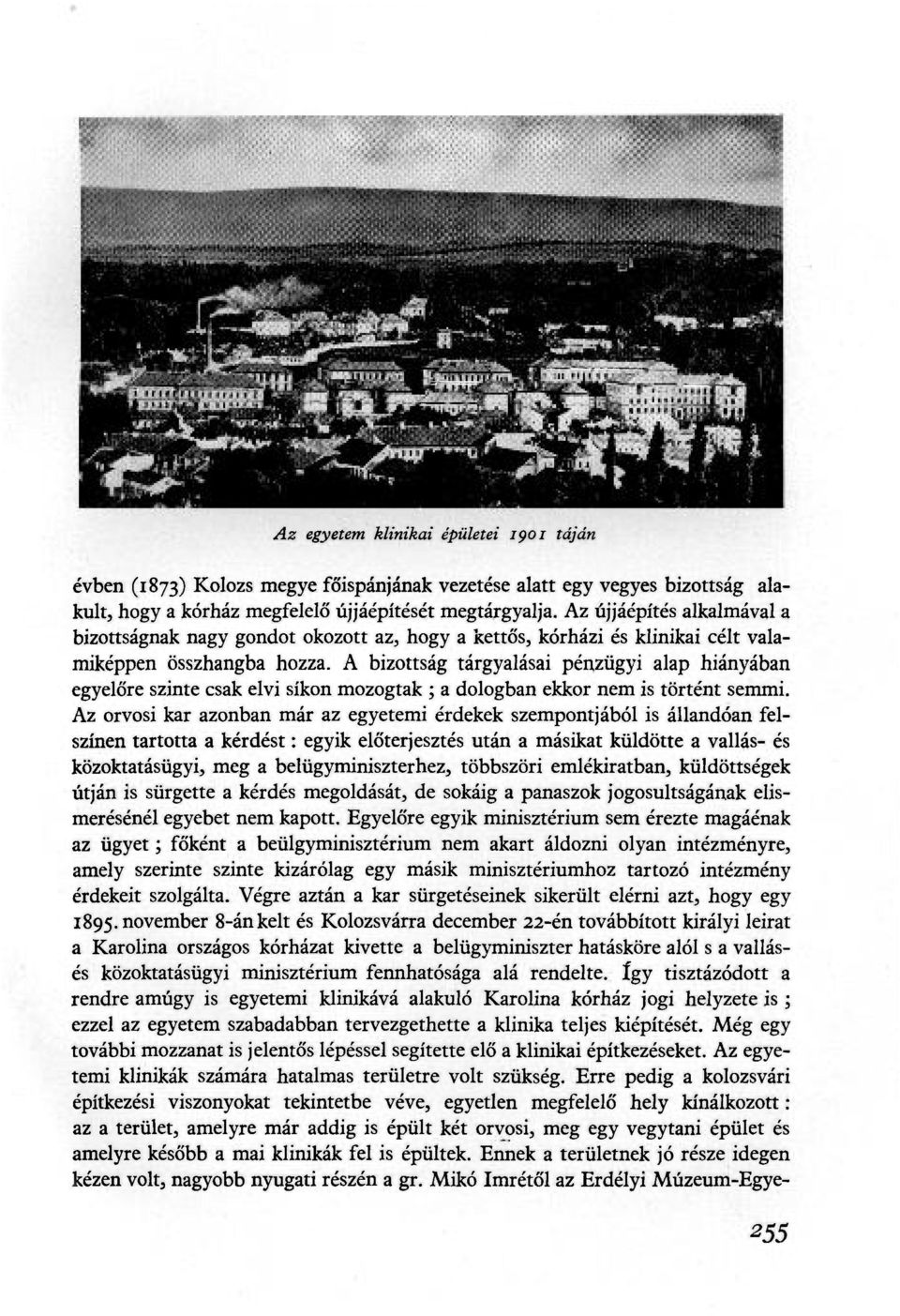 A bizottság tárgyalásai pénzügyi alap hiányában egyelőre szinte csak elvi síkon mozogtak ; a dologban ekkor nem is történt semmi.