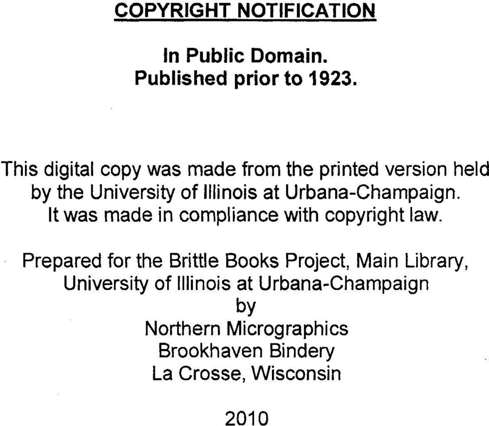 Urbana-Champaign. It was made in compliance with copyright law.