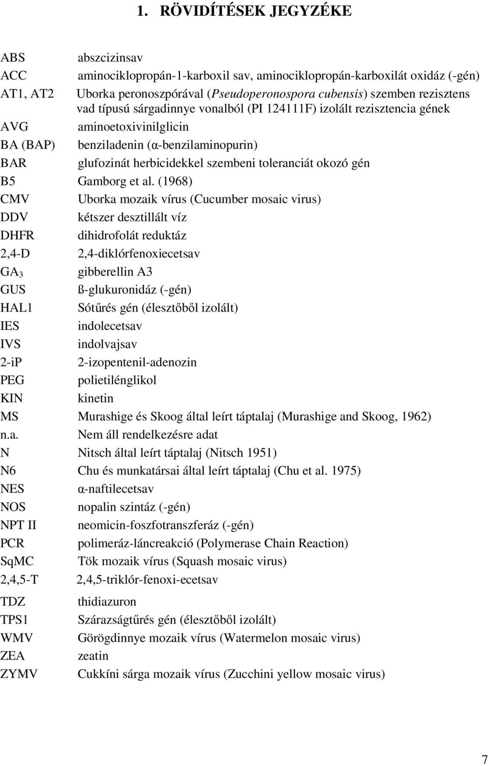 gén B5 Gamborg et al.