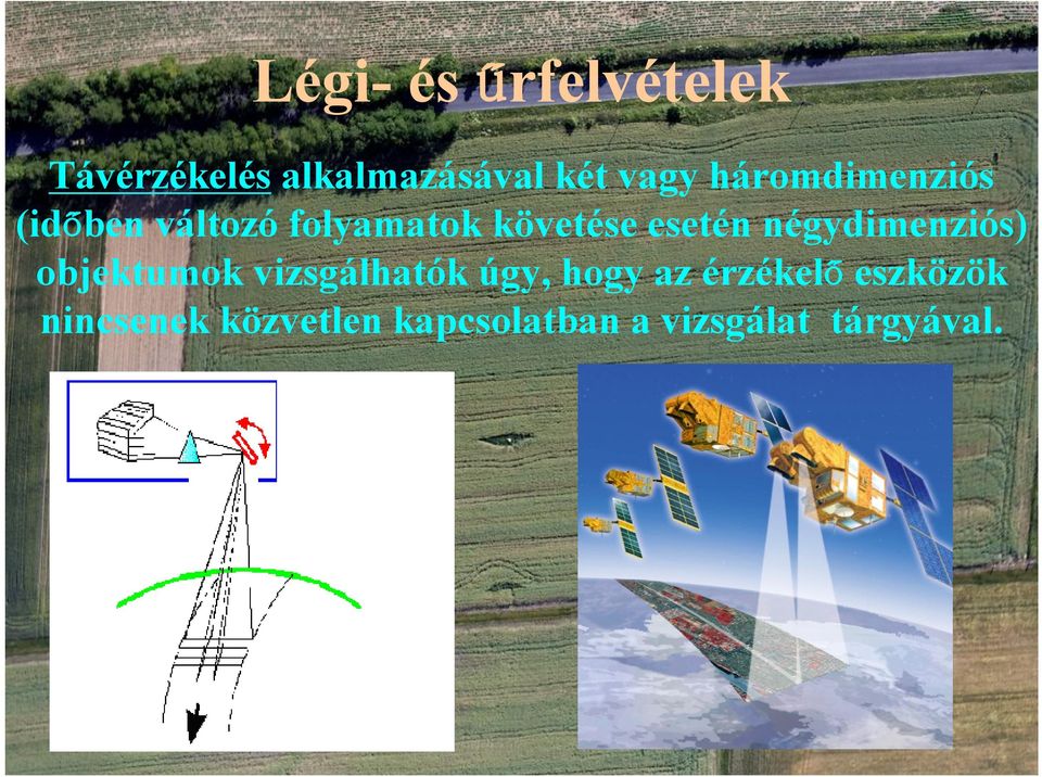 négydimenziós) objektumok vizsgálhatók úgy, hogy az érzékelő