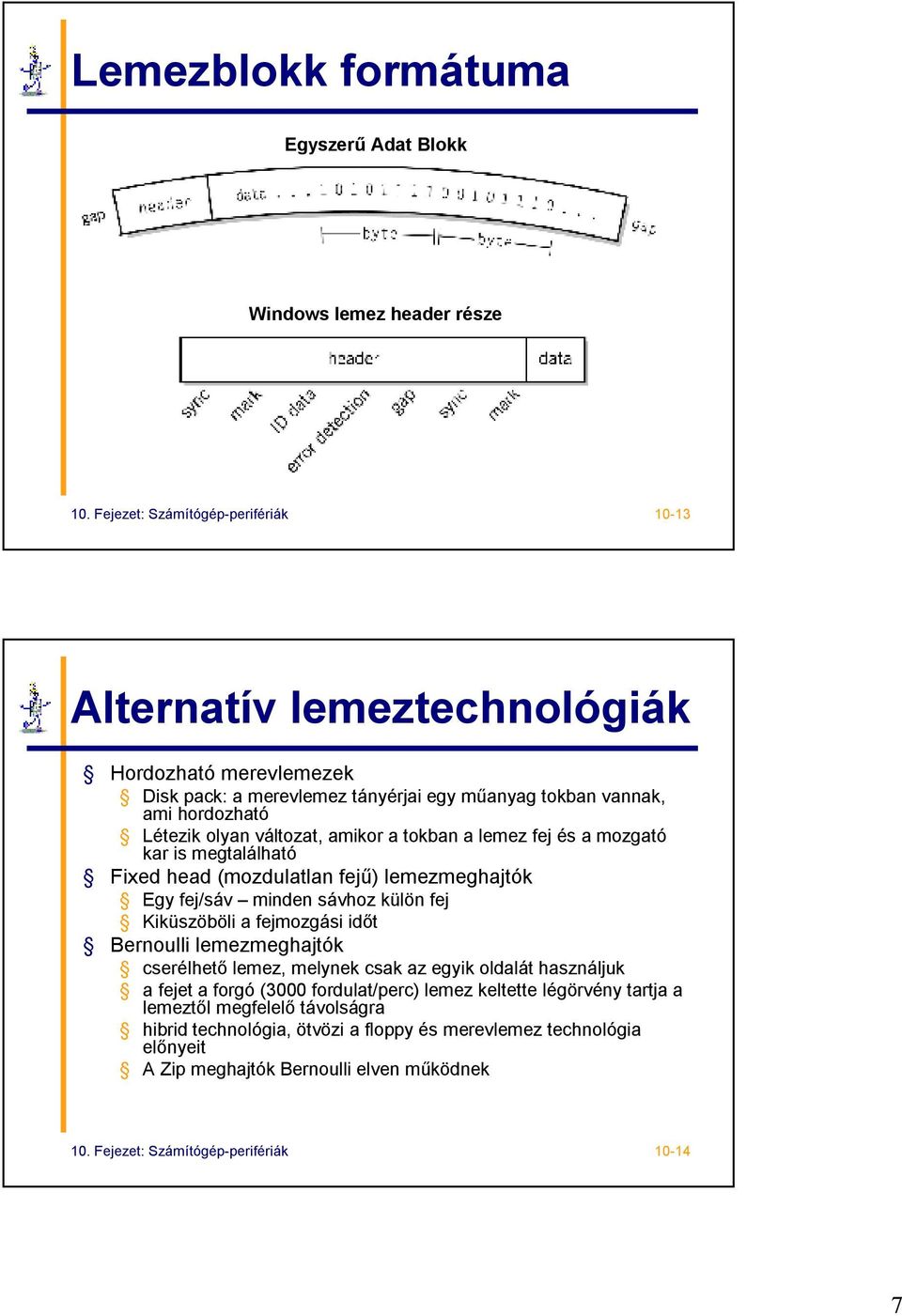 amikor a tokban a lemez fej és a mozgató kar is megtalálható Fixed head (mozdulatlan fejű) lemezmeghajtók Egy fej/sáv minden sávhoz külön fej Kiküszöböli a fejmozgási időt Bernoulli