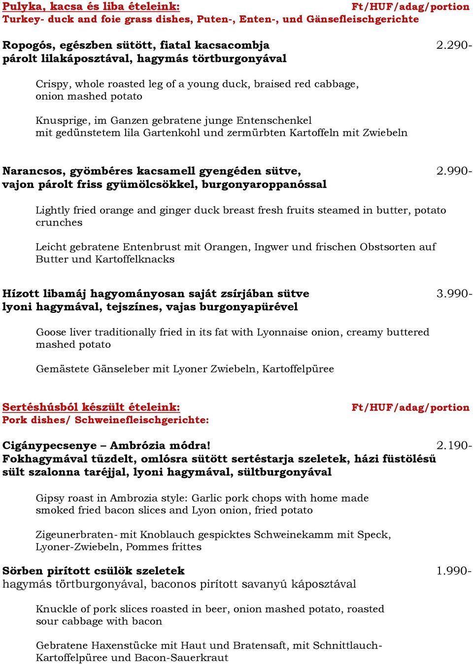 gedünstetem lila Gartenkohl und zermürbten Kartoffeln mit Zwiebeln Narancsos, gyömbéres kacsamell gyengéden sütve, 2.