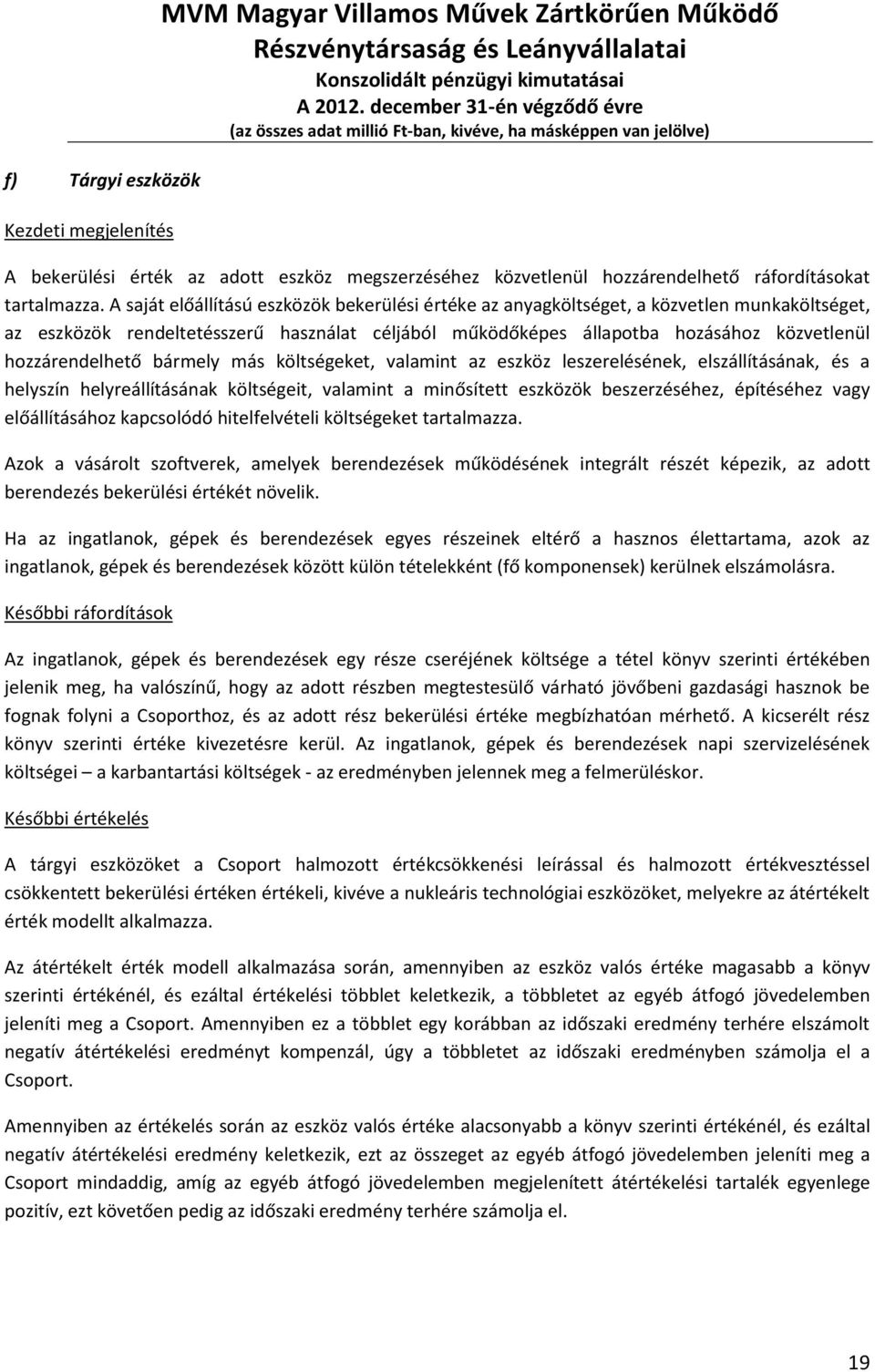 hozzárendelhető bármely más költségeket, valamint az eszköz leszerelésének, elszállításának, és a helyszín helyreállításának költségeit, valamint a minősített eszközök beszerzéséhez, építéséhez vagy