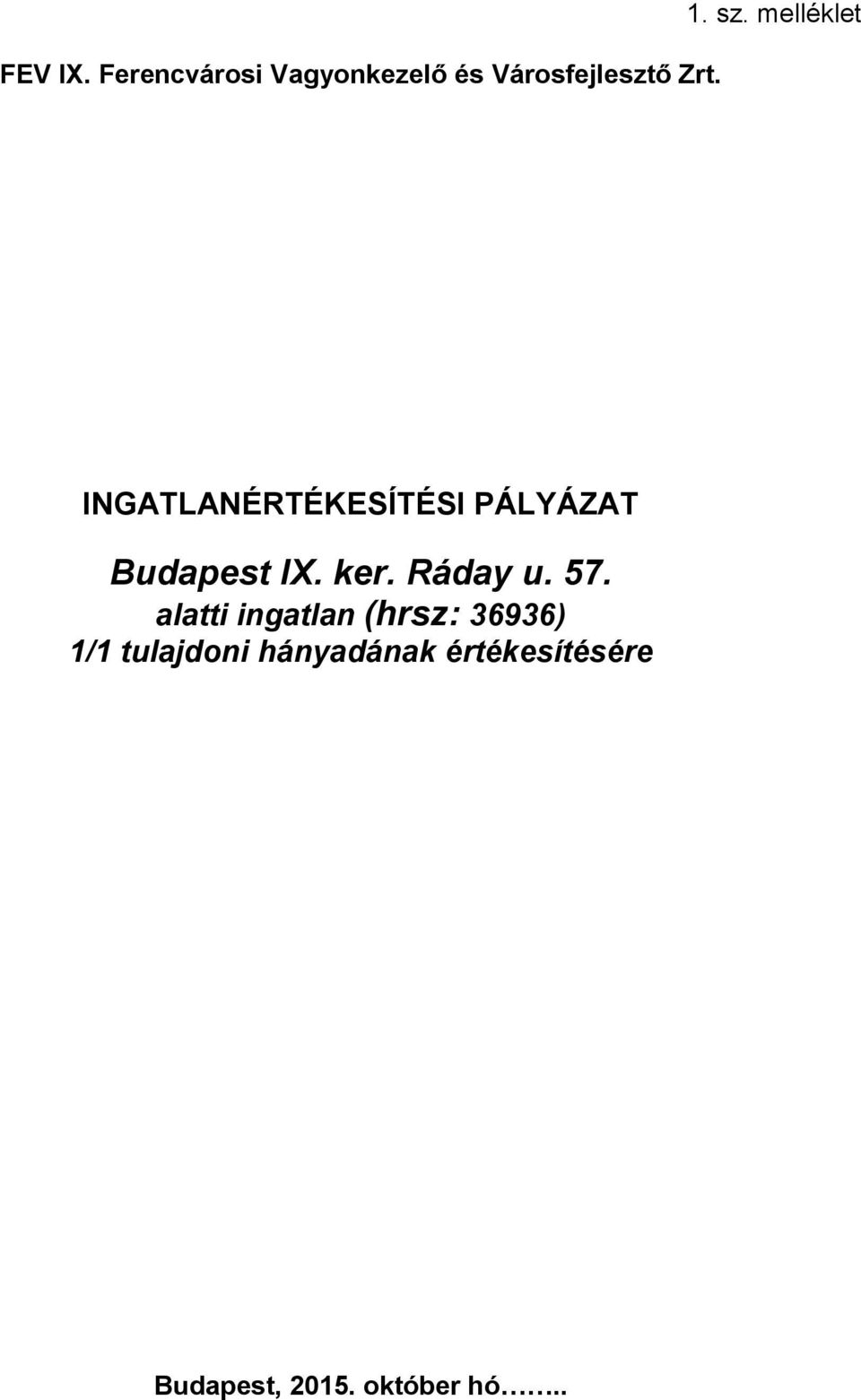 ker. Ráday u. 57.