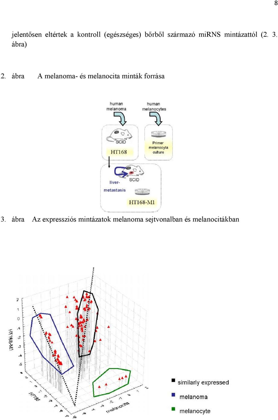 ábra A melanoma- és melanocita minták forrása 3.