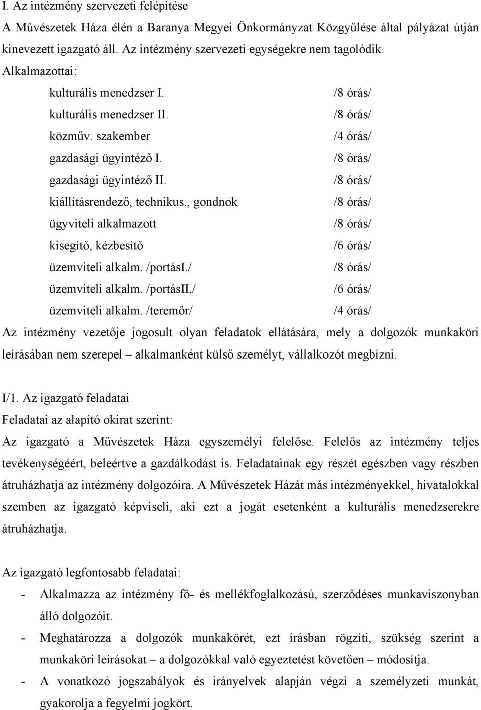 , gondnok ügyviteli alkalmazott kisegítő, kézbesítő /6 órás/ üzemviteli alkalm. /portási./ üzemviteli alkalm. /portásii./ /6 órás/ üzemviteli alkalm.