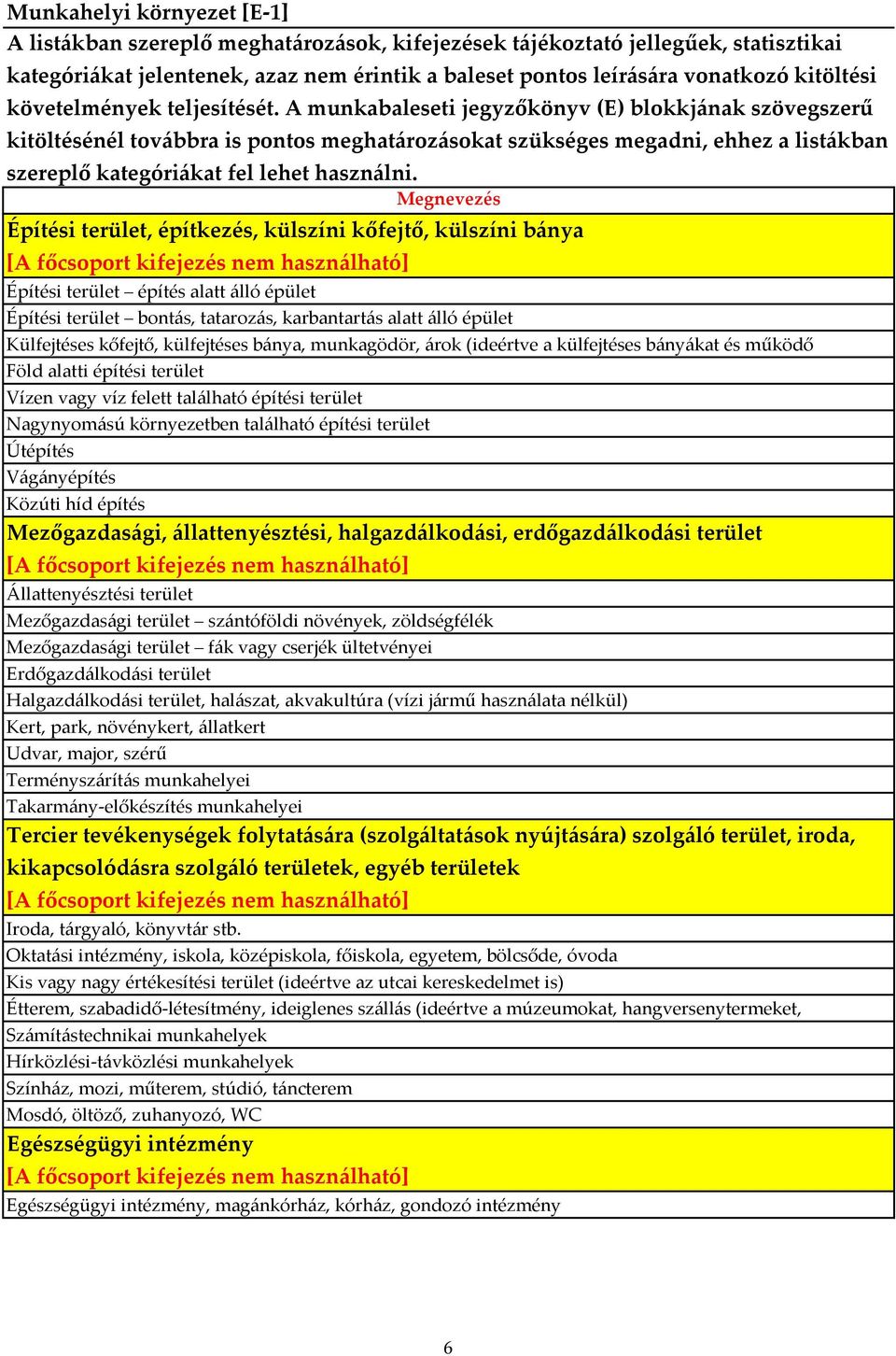 terület Útépítés Vágányépítés Közúti híd építés Mezőgazdasági, állattenyésztési, halgazdálkodási, erdőgazdálkodási terület Állattenyésztési terület Mezőgazdasági terület szántóföldi növények,