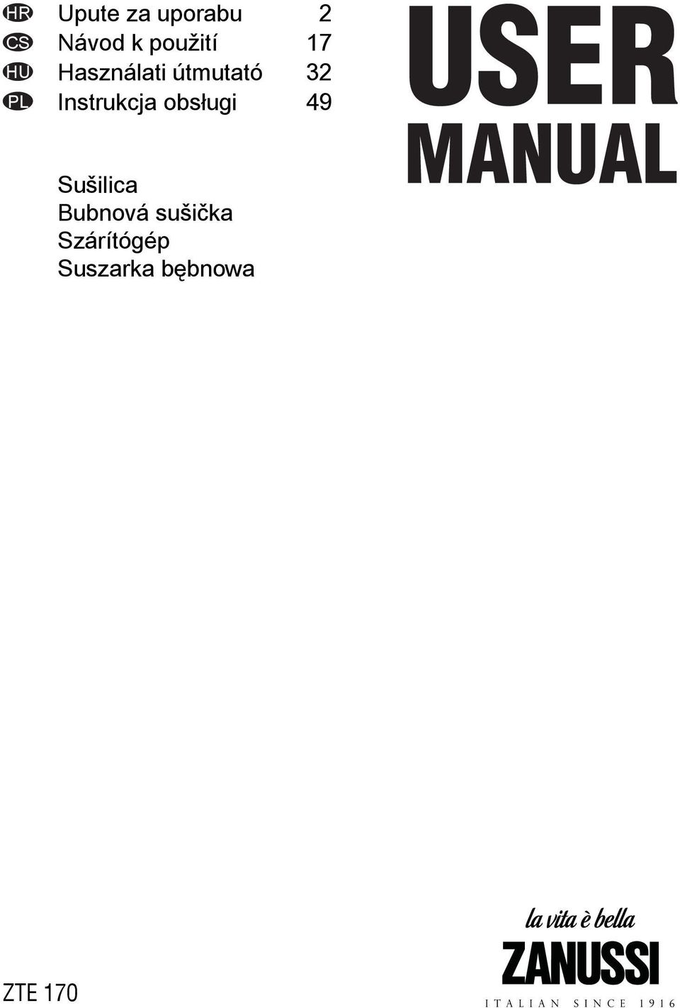 PL Instrukcja obsługi 49 Sušilica