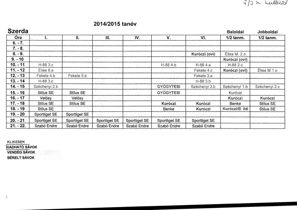 b Stíus SE Veősy Stíus SE Sportiget SE Sportiget SE Sportiget SE Sportiget SE Szabó Endre Szabó Endre Szabó Endre Baoda Jobboda v. VI. 1/2 tanm. 1/2 tanm. Kuróc:zi (ovi) Étes M. 2.