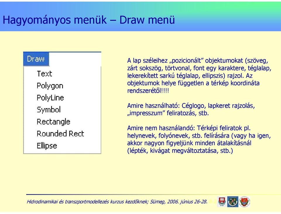 !!! Amire használható: Céglogo, lapkeret rajzolás, impresszum feliratozás, stb. Amire nem használandó: Térképi feliratok pl.