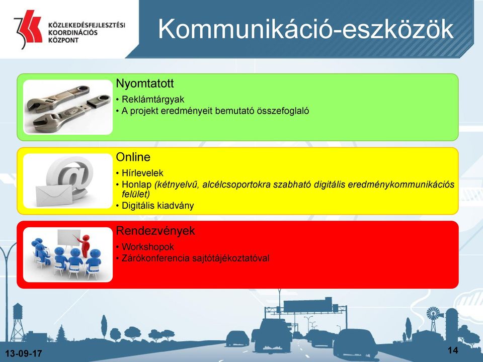 alcélcsoportokra szabható digitális eredménykommunikációs felület)