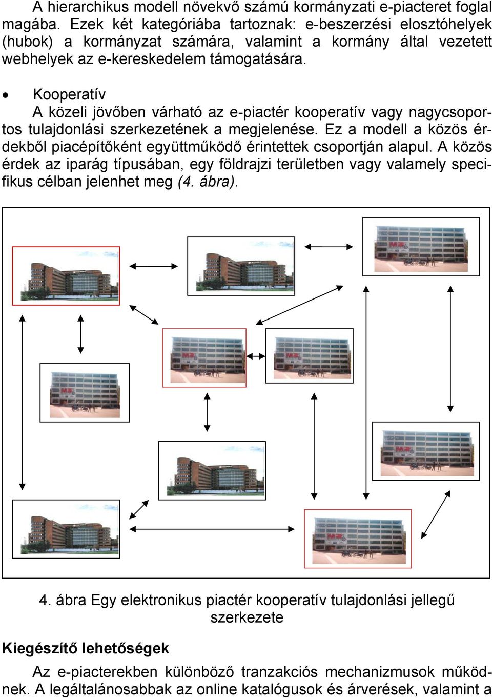 Kooperatív A közeli jövőben várható az e-piactér kooperatív vagy nagycsoportos tulajdonlási szerkezetének a megjelenése.