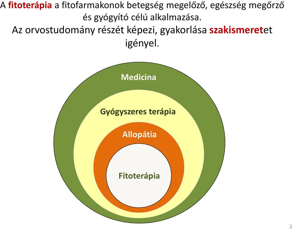 Az orvostudomány részét képezi, gyakorlása