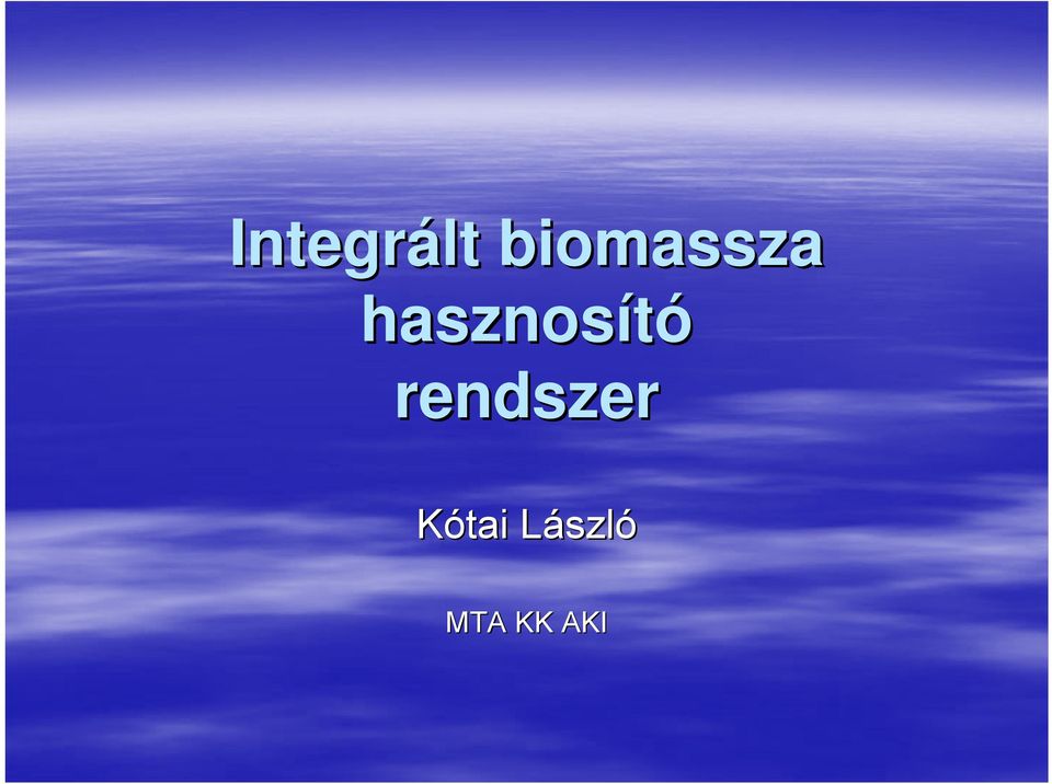 hasznosító